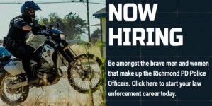 Ohlone Jobs Police Officer Posted by CIty of Richmond for Ohlone College Students in Fremont, CA