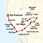 NYU Student Travel Canyon Country & Coasts – Las Vegas to San Francisco for New York University Students in New York, NY