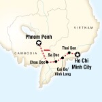 North Central Student Travel Mekong River Adventure – Phnom Penh to Ho Chi Minh City for North Central College Students in Naperville, IL