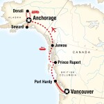 Northern Colorado Student Travel Vancouver & Alaska by Ferry & Rail for University of Northern Colorado Students in Greeley, CO