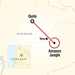 Coastal Carolina Student Travel Local Living Ecuador—Amazon Jungle for Coastal Carolina University Students in Conway, SC