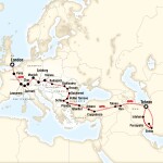 DePauw Student Travel London to Tehran by Rail for DePauw University Students in Greencastle, IN