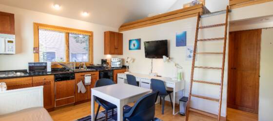 JFKU Housing Fully Furnished Cottage Studio Apartment near UCB for John F Kennedy University Students in Pleasant Hill, CA